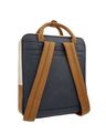 Textured Backpack with External Zipped Pocket