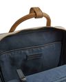 Textured Backpack with External Zipped Pocket