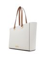 Women Colour-Block Tote Bag with Key Fob