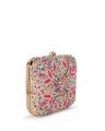 Embellished Clutch with Chain