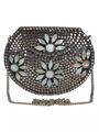 Embellished Clutch with Sling Strap