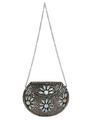 Embellished Clutch with Sling Strap