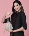 Embellished Potli Bag with Detachable Strap