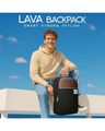 Unisex Lava Laptop Compatible Backpack for Office Use - 25L