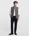 Men Mandarin-Collar Nehru Jacket