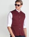 Nehru Jacket with Welt Pockets