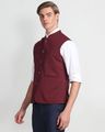 Nehru Jacket with Welt Pockets