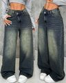 Women Mid-Rise Wide Jeans
