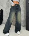 Women Mid-Rise Wide Jeans