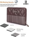 Women Quilted Genuine Leather Clutch