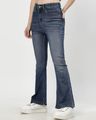 Women Bootcut Jeans with 5-Pocket Styling 