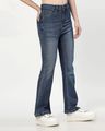 Women Bootcut Jeans with 5-Pocket Styling 