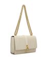 Women Logo Embossed Sling with Chain Strap