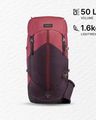 Simond - Unisex Bordeaux MT100 Multiple Compartments Trekking Backpack 50 L