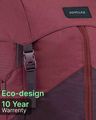 Simond - Unisex Bordeaux MT100 Multiple Compartments Trekking Backpack 50 L