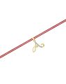 Yellow Gold Alphabet A Diamond Rakhi Pendant