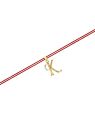 Yellow Gold Alphabet K Diamond Rakhi Pendant