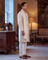 Men Embroidered 3-Piece Kurta Suit Set