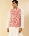 NUIndian FabBasics Men Printed Slim Fit Nehru Jacket