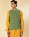 NUIndian Men Regular Fit Printed Jacket