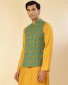 NUIndian Men Regular Fit Printed Jacket