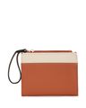 Women Colourblocked Zip Detail Two Fold Wallet
