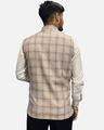 Men Checked Mandarin-Collar Sleeveless Nehru Jacket