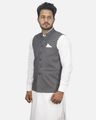 Men Mandarin-Collar Nehru Jacket