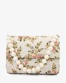 Women Embroidered Foldover Clutch