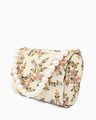 Women Embroidered Foldover Clutch