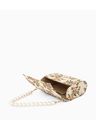 Women Embroidered Foldover Clutch