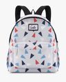 Geometric Print Backpack with Adjustable Straps