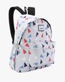 Geometric Print Backpack with Adjustable Straps