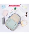 Women Colourblock Laptop Backpack with Adjustable Straps
