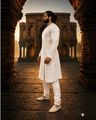 Regular Fit Angrakha Kurta & Churidar Set