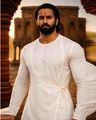 Regular Fit Angrakha Kurta & Churidar Set