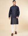 Men Embroidered Nehru jacket with Mandarin-Collar
