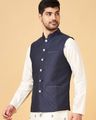 Men Regular Fit Nehru Jacket