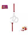 Silver-Plated Rakhi Bracelet
