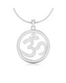 Silver-Toned Om Rakhi Bracelet