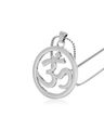 Silver-Toned Om Rakhi Bracelet