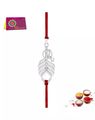 Silver-Toned Rakhi Bracelet