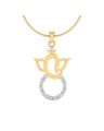 Yellow Gold Ganesh Rakhi Bracelet
