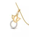 Yellow Gold Ganesh Rakhi Bracelet