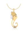 Yellow Gold Om Ganesha Rakhi Bracelet