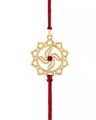 Yellow Gold Rakhi Pendant