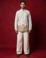 Embroidered Regualr Fit Kurta with Pants