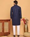 Men Embroidered Chikankari and Sequence Kurta with Pyjama