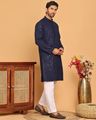 Men Embroidered Chikankari and Sequence Kurta with Pyjama