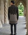 Men Embroidered Indo-Western Set